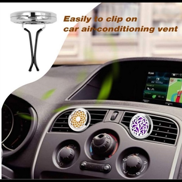 Silver Essential Oil Car Diffuser - Picture 4 of 7